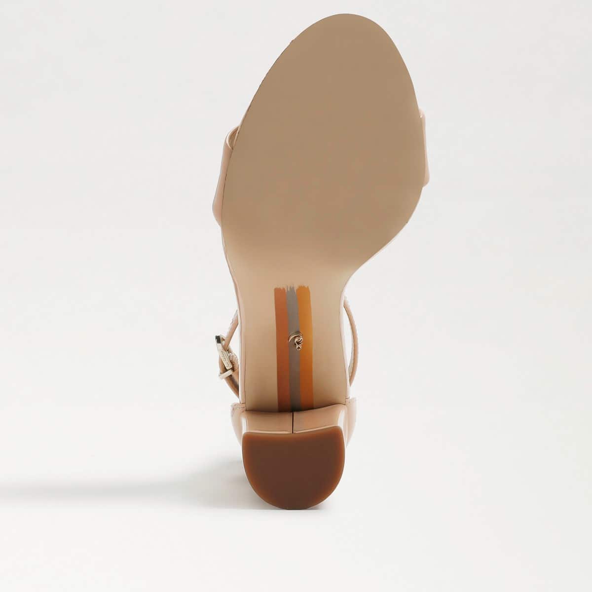 Sam Edelman Yaro Block Heel Sandal--Beige Blush Patent