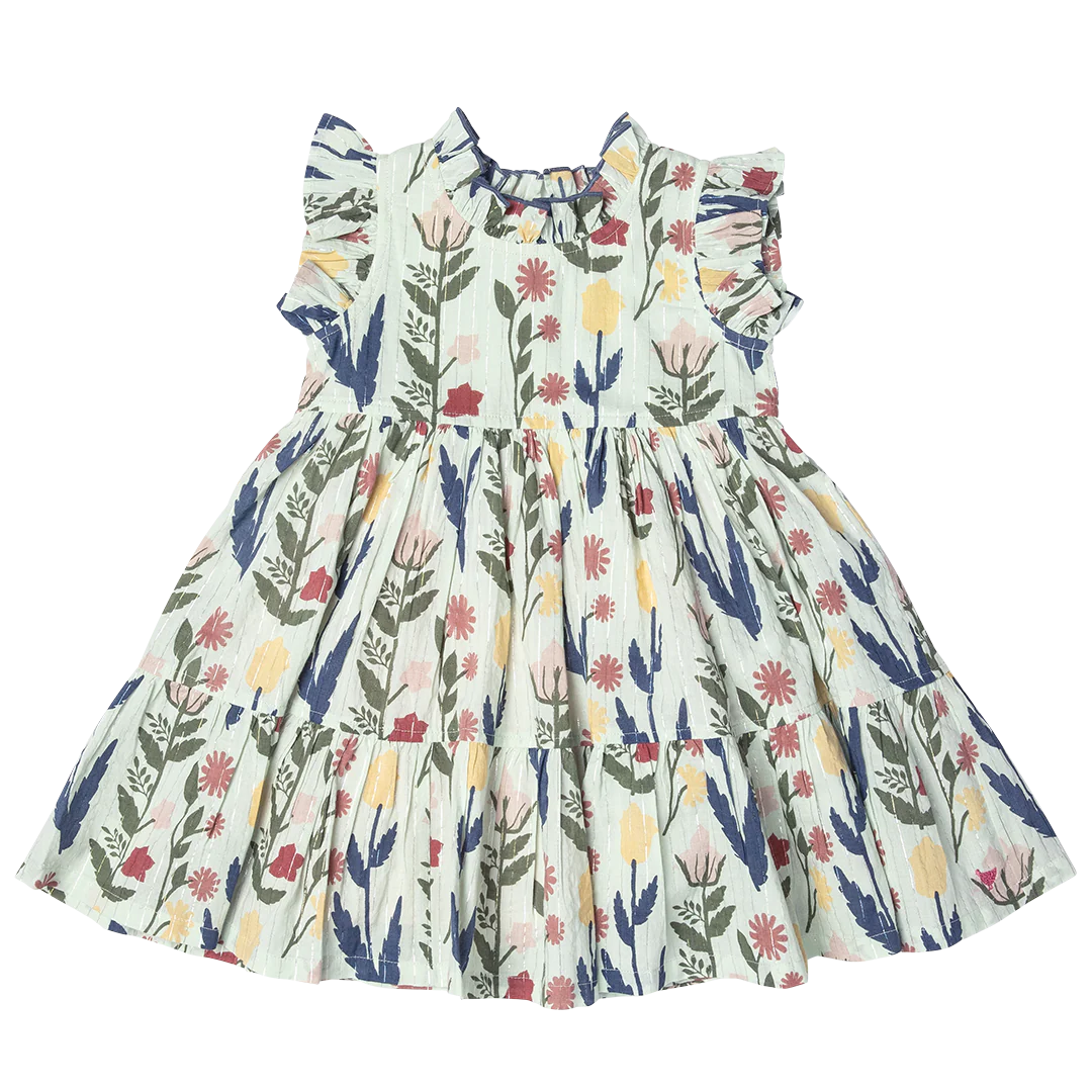 Pink Chicken Jennifer Dress--Paper Floral