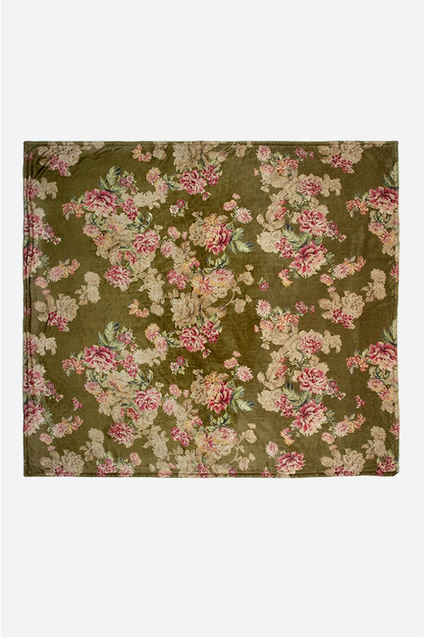 Johnny Was Vintage Rose Cozy Blanket