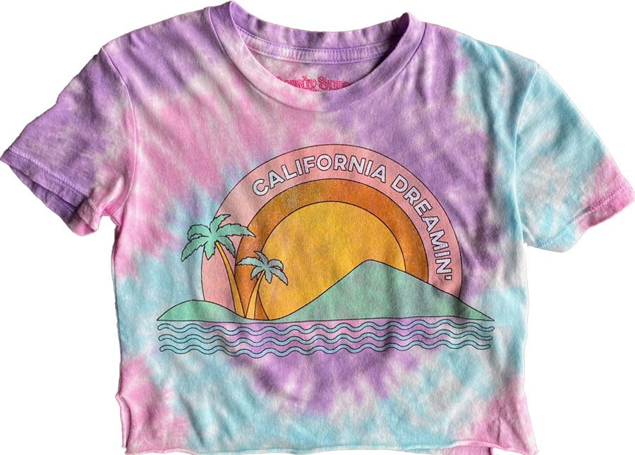 California Dreaming Not-Quite Crop Tee