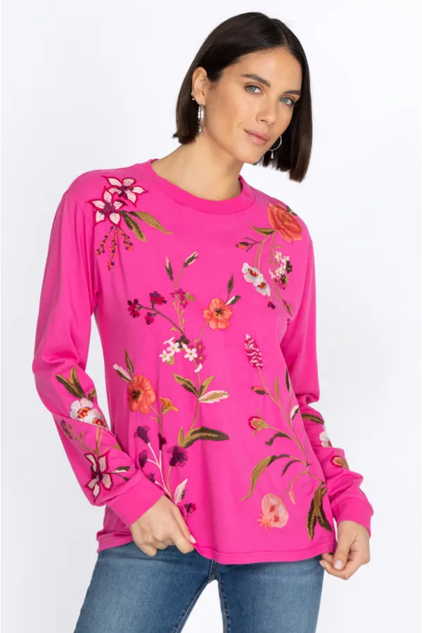 Johnny Was Flare Long Sleeve Tee