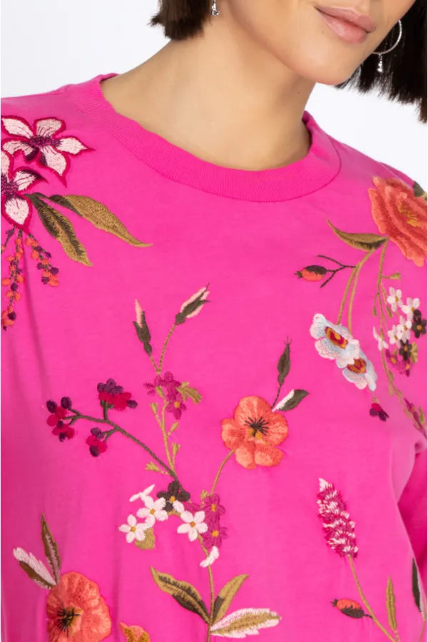 Johnny Was Flare Long Sleeve Tee