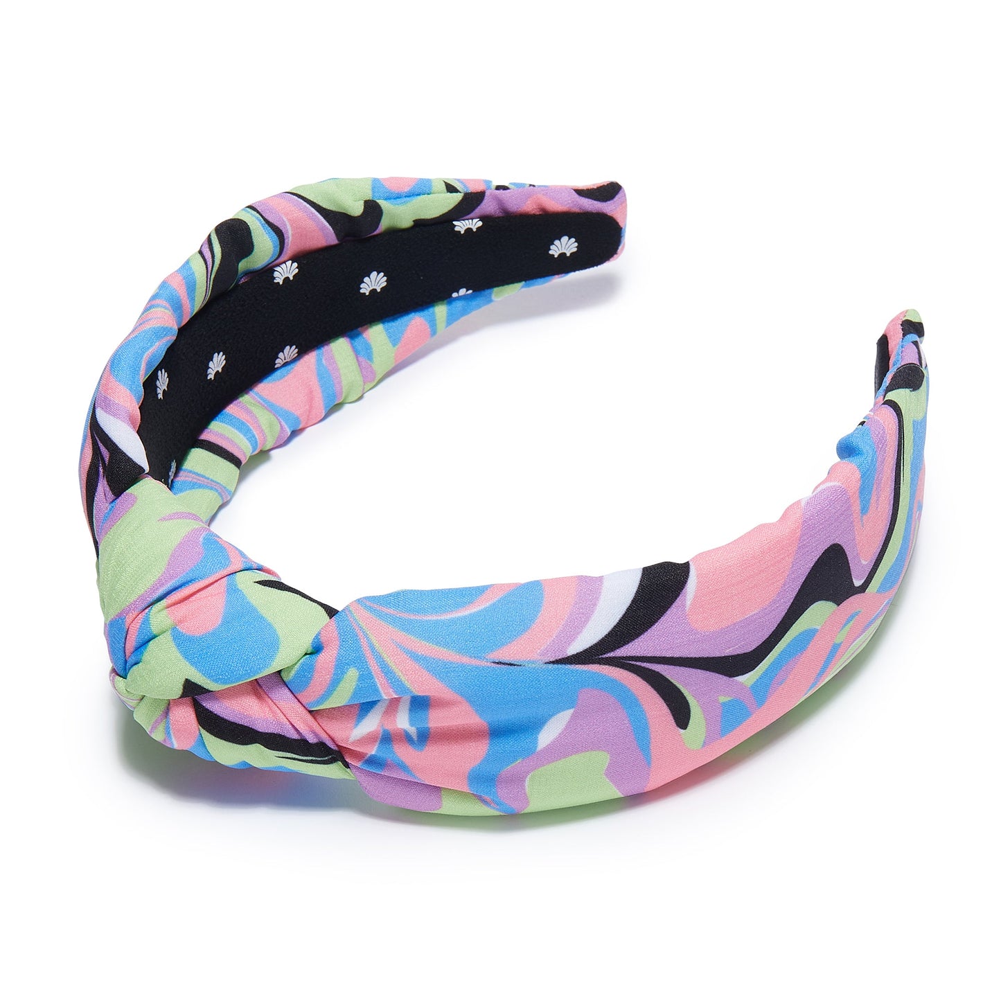 Lele Sadoughi Fusion Marble Printed Knotted Headband