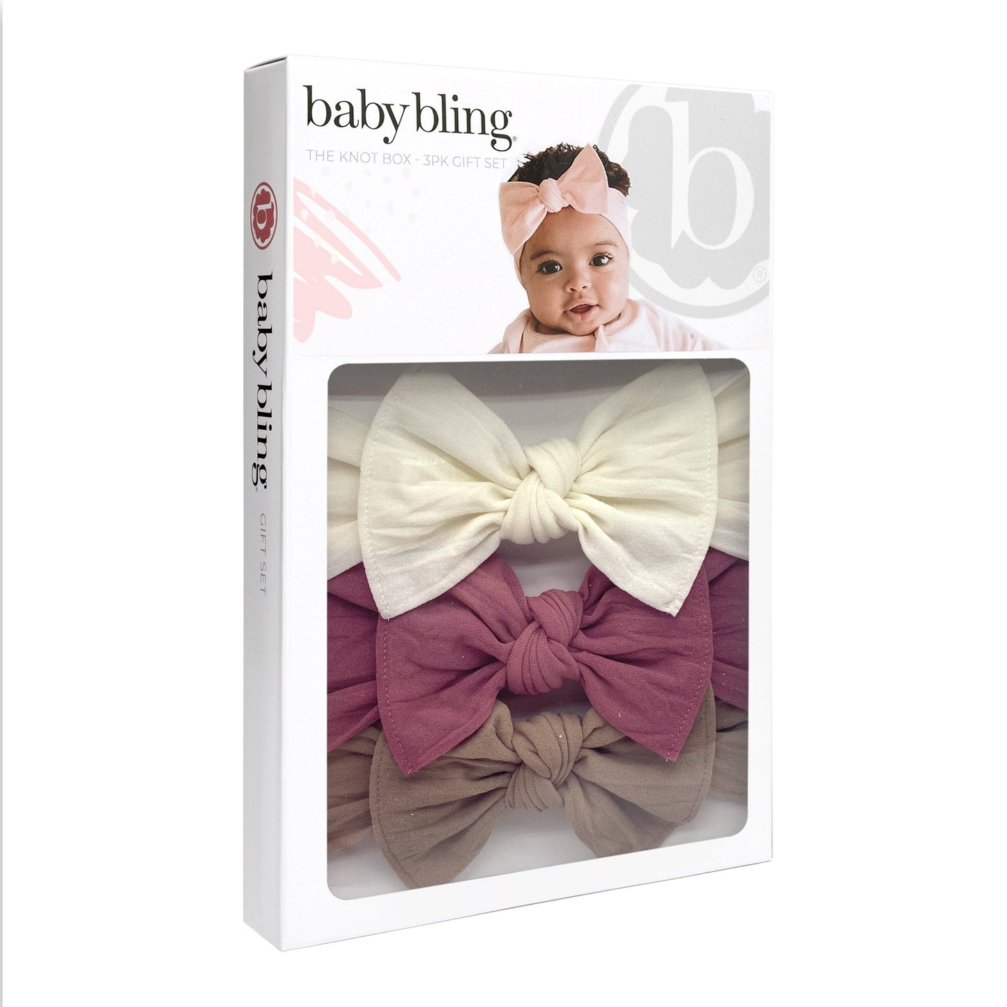 Baby Bling 3PK Box Knot Set