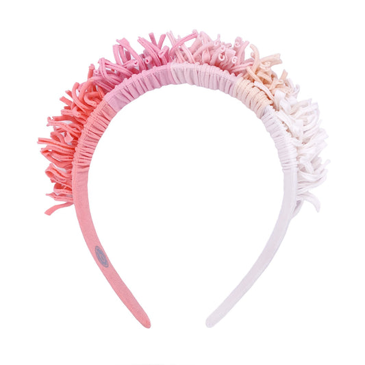 Baby Bling Pink Fringe Hard Headband
