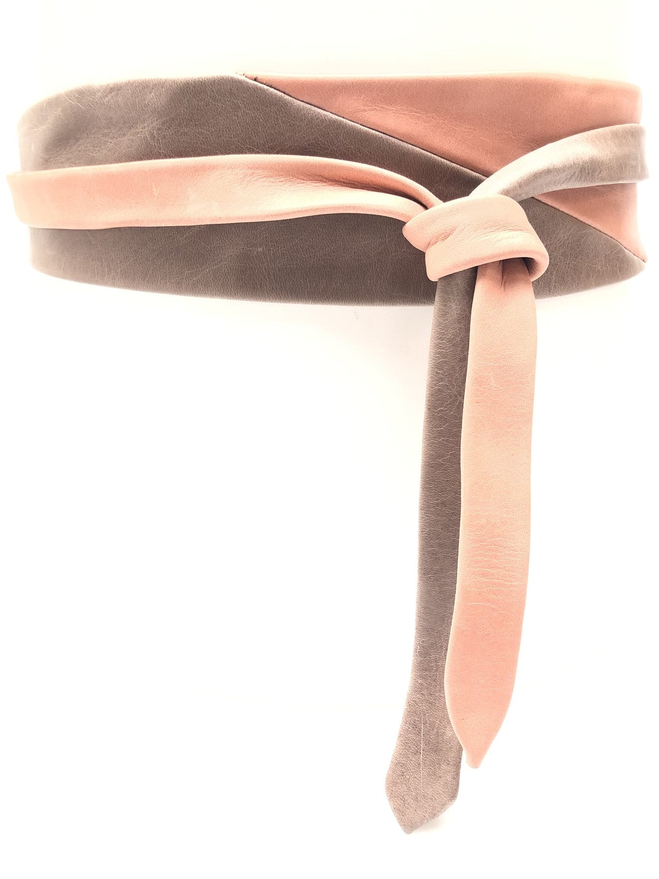 Ada Minnie Wrap Belt--Peach/Taupe