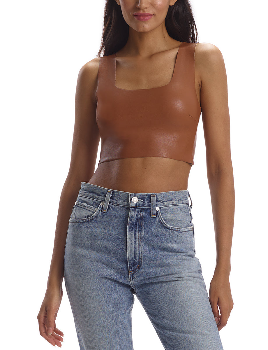 Commando Faux Leather Crop Top