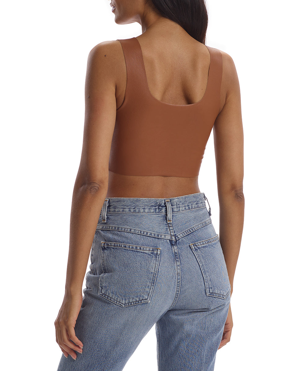 Commando Faux Leather Crop Top