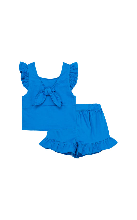Tie Front Short Set